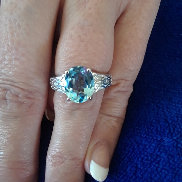 unknown Jewelry - ❄Santa's Pick 🎅KARIS Sky Blue Topaz  Ring